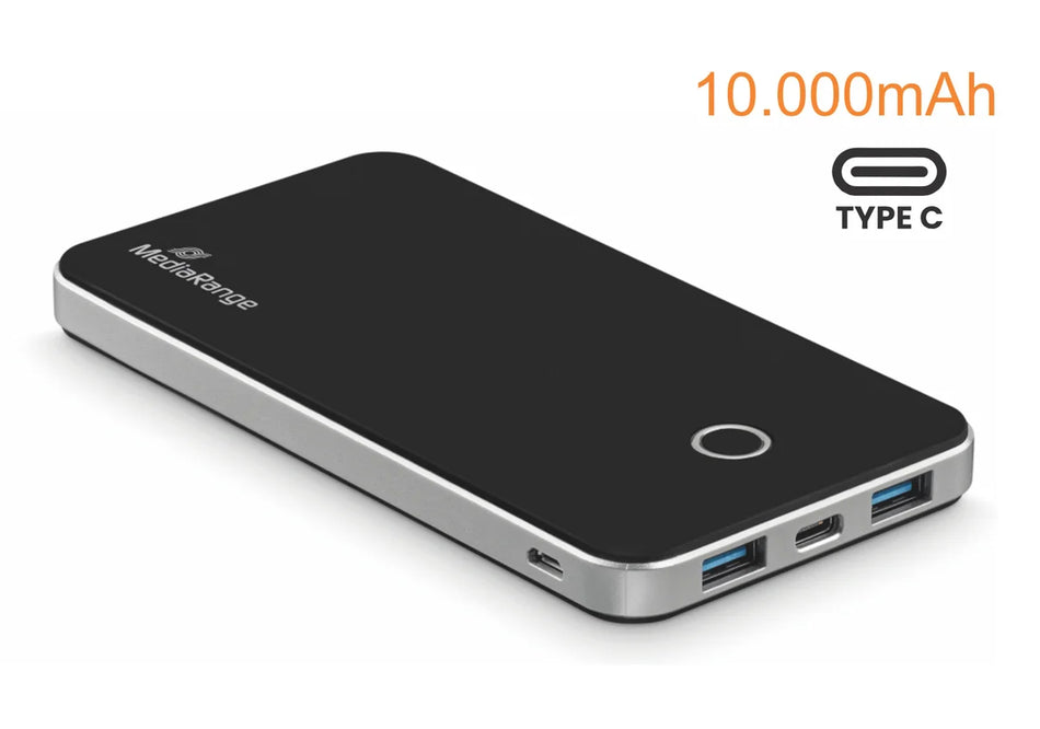 MEDIARANGE Powerbank 10.000mAh USB-C -MR753