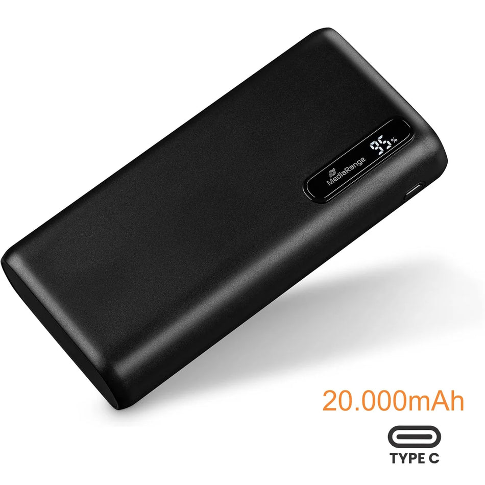 MEDIARANGE Powerbank 20.000mAh - 22.5W USB-C - MR756