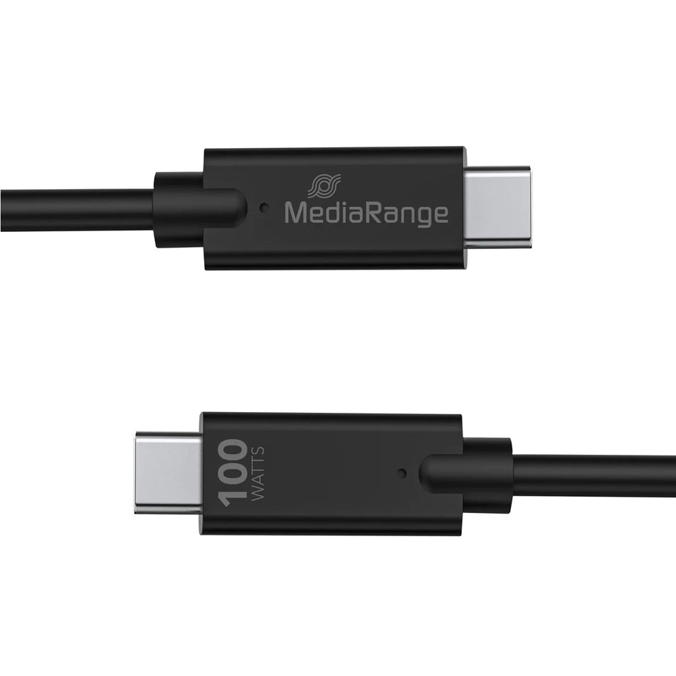 MEDIARANGE Type C toType C 100W USB 3 Cable, 1,2M-MRCS214