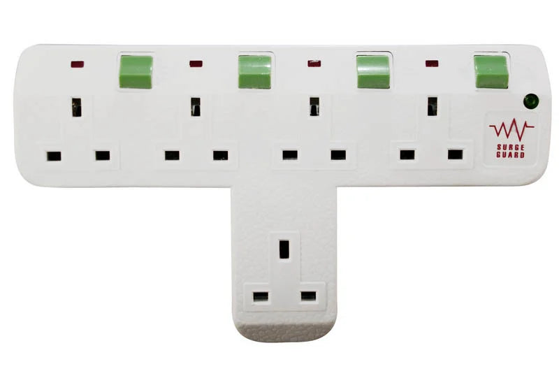 GK POWER - 5 Ways Wall Socket 7001S
