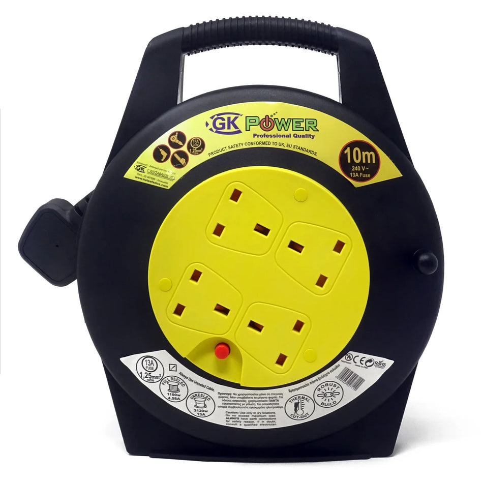 GK POWER 4 Ways Reel-10M-EXGB-10A