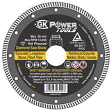 GK POWER Hot Pressed Diamond Saw Blade