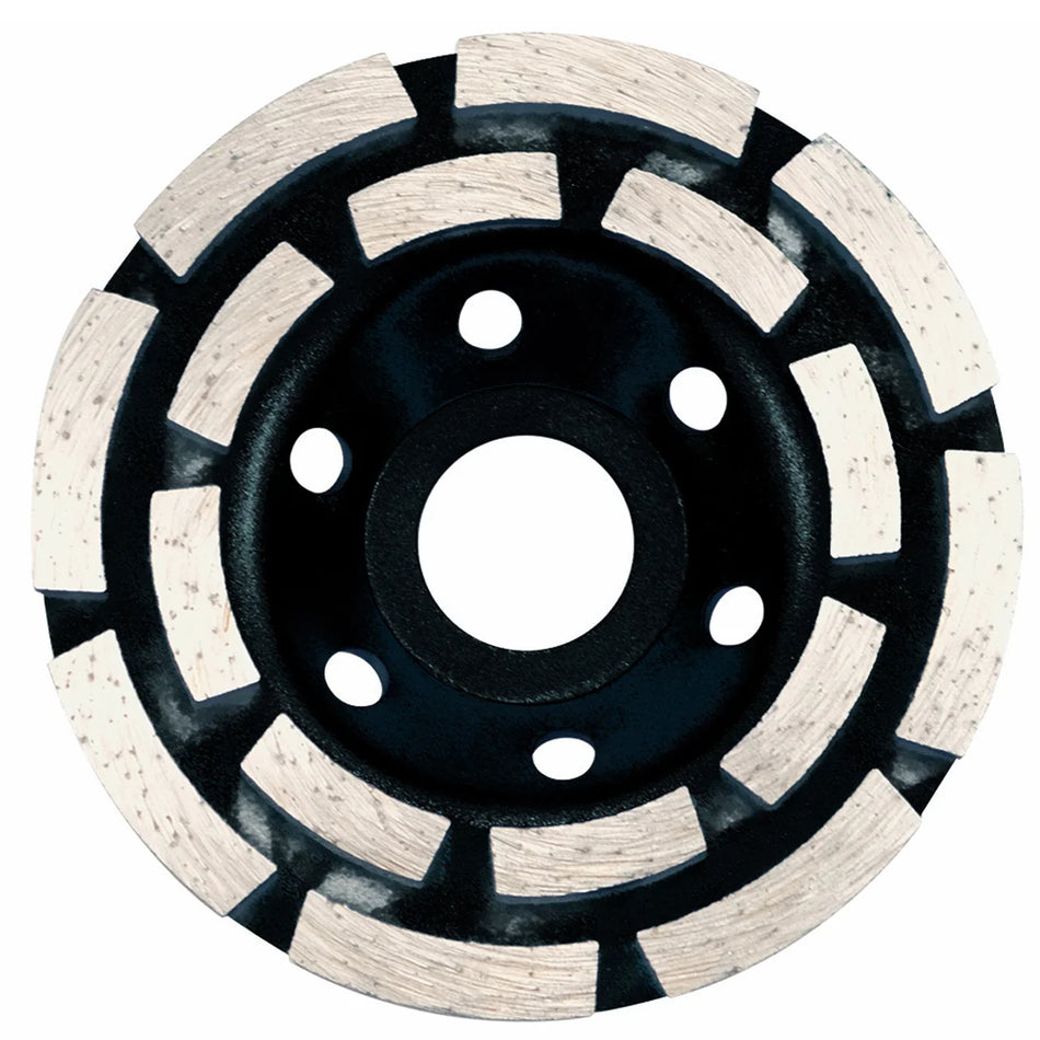 GK POWER Segmented Cup Grinding Wheel, Double Row