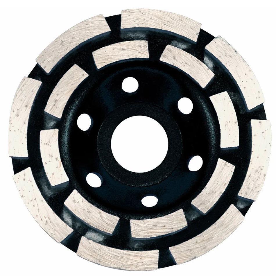 GK POWER Segmented Cup Grinding Wheel, Double Row