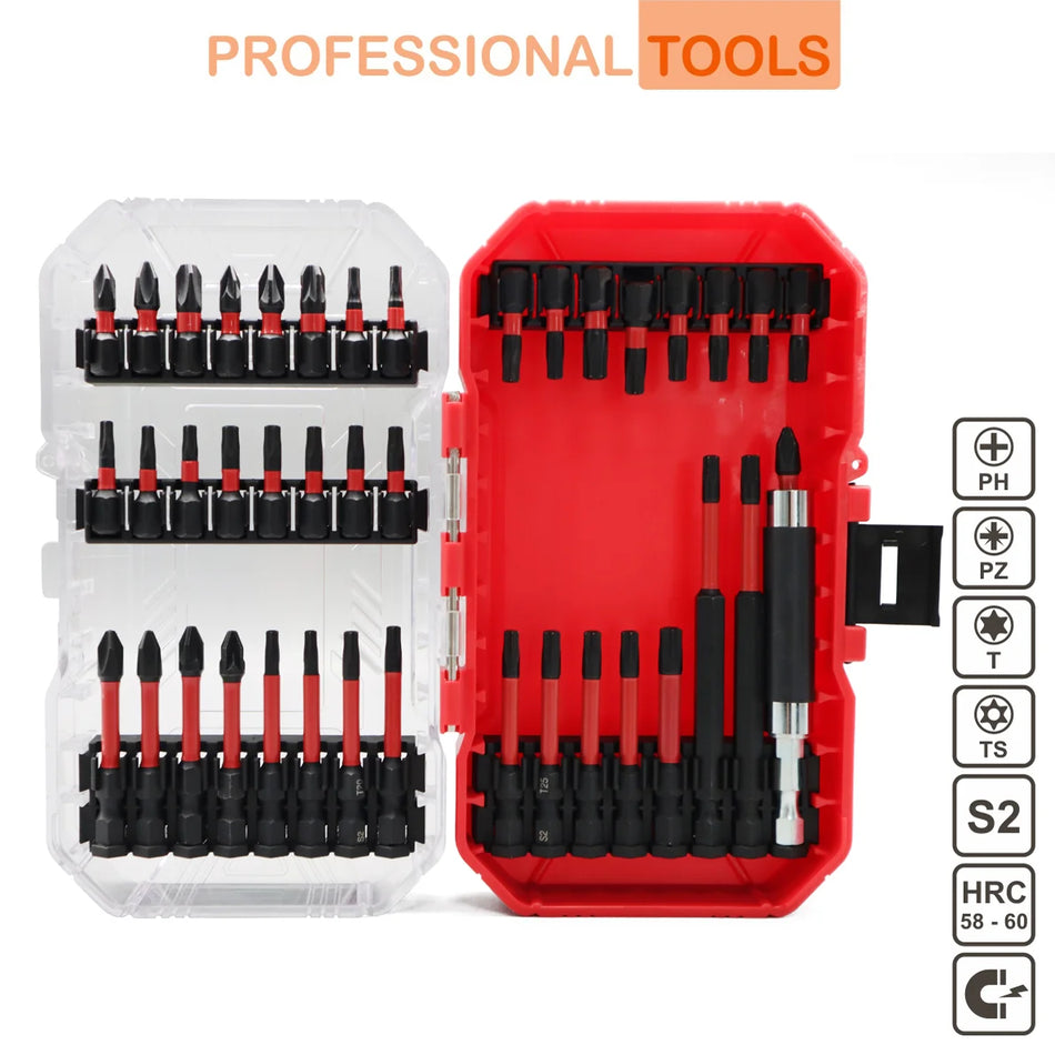 GK HARDWARE (018) TJTDW0041 41pcs Screwdriver Bit Set Bits