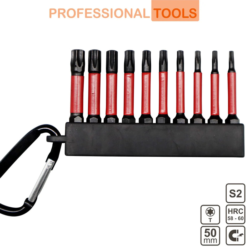 GK HARDWARE CRT510T-T 10pcs Bit Set Bits