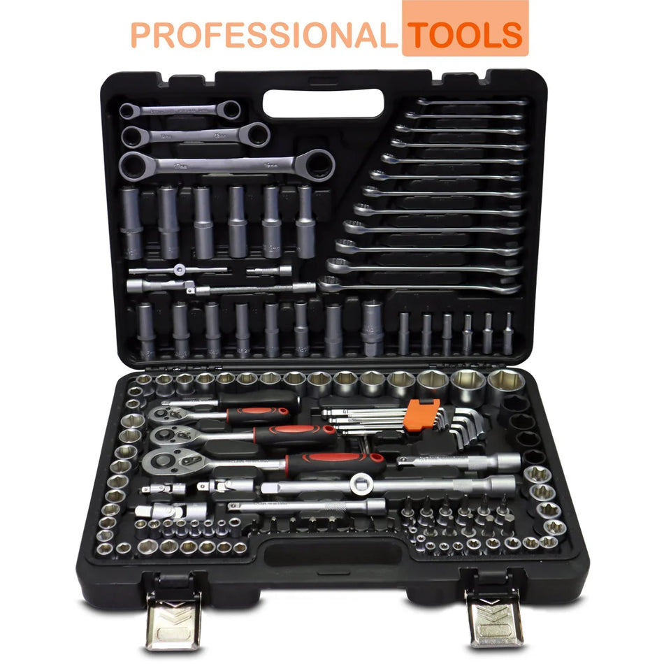 GK HARDWARE TOOLBOX SOCKET WRENCH SET BITS 151pcs