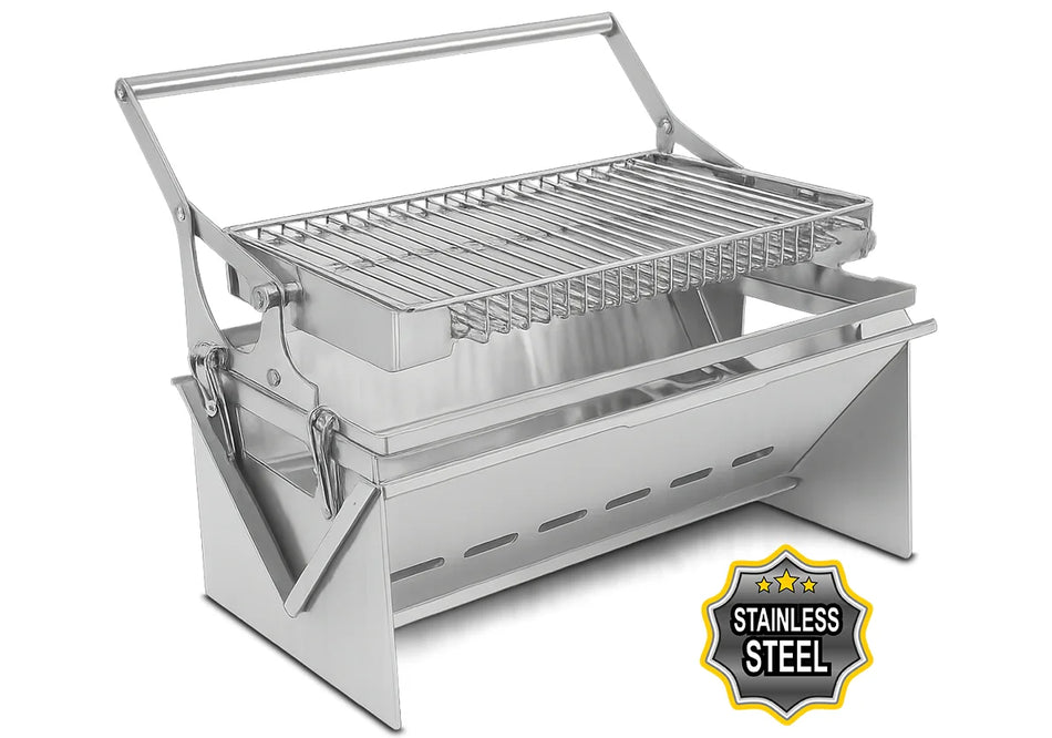 GK BBQ 360 Flip, Small Premium Charcoal BBQ - HDT04