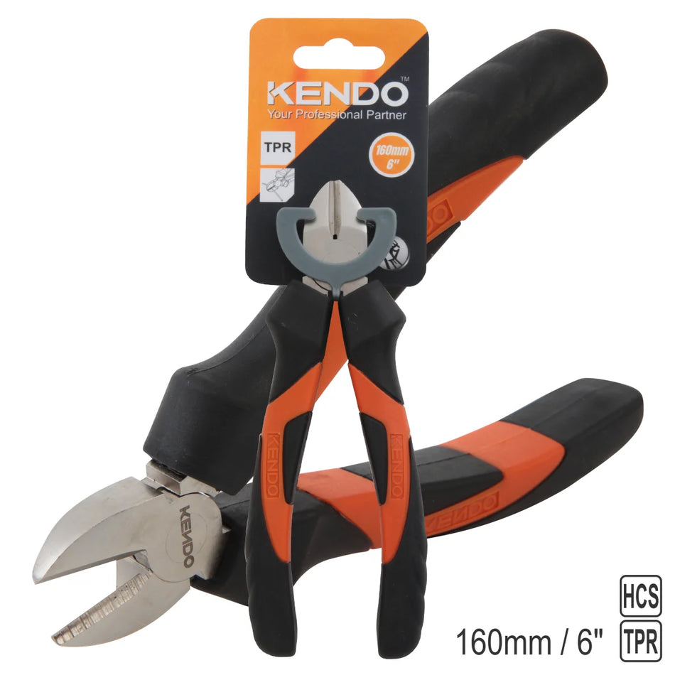 KENDO 10201 Side Cutting Pliers 160mm / 6"