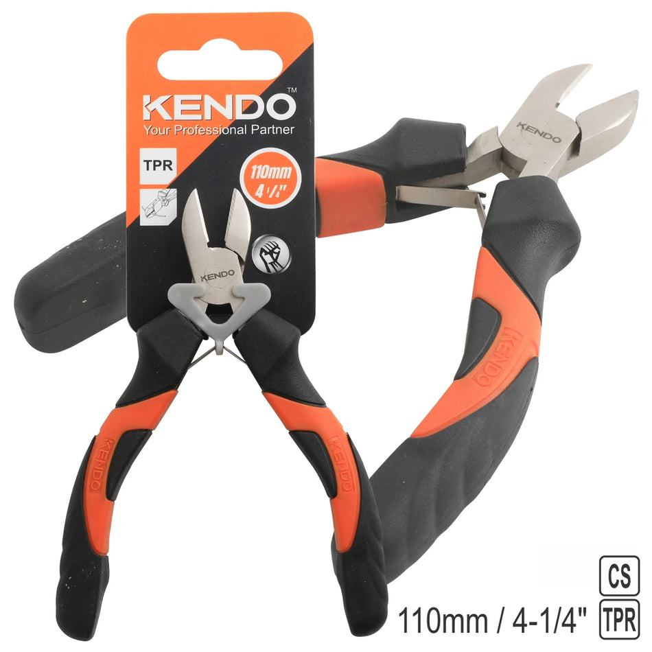 KENDO 10902 Side Cutting Mini Pliers 110mm / 4-1/4"