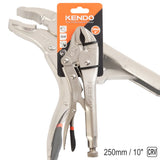 KENDO 11605-11606 Cr-V Curved Jaws Locking Pliers