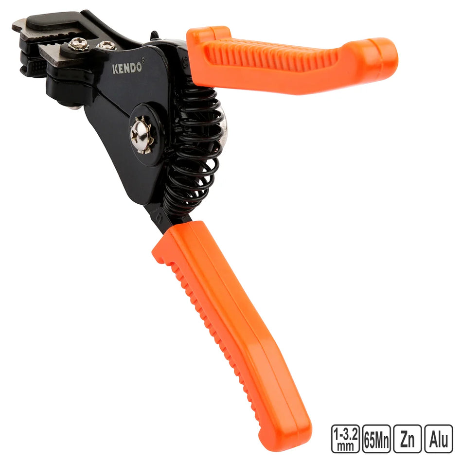 KENDO 11702 Automatic Stripping Plier (1-3.2mm) 175mm/7