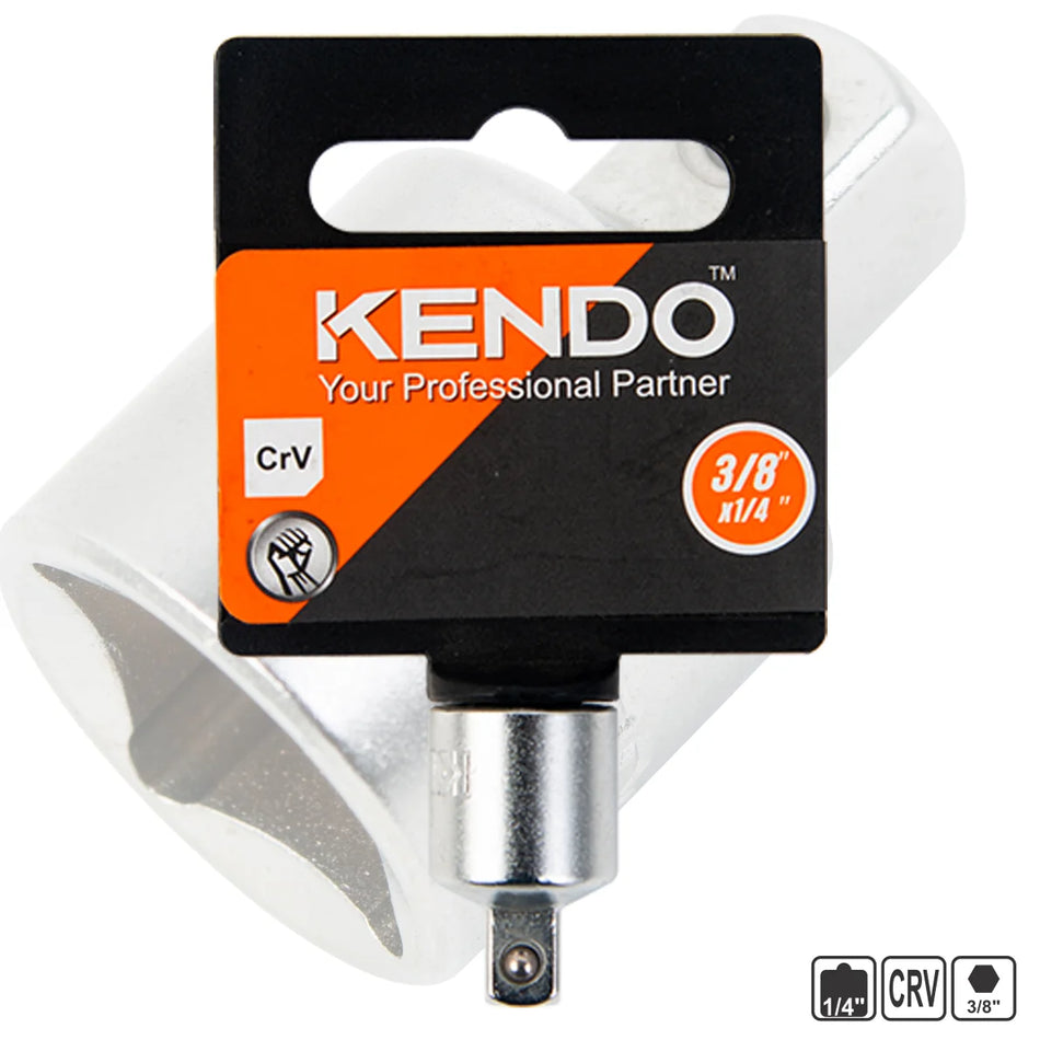 KENDO 17031 Socket Adapter 3/8 (F) x 1/4 (M)