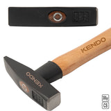 KENDO Machinist Hammer, Wood Handle