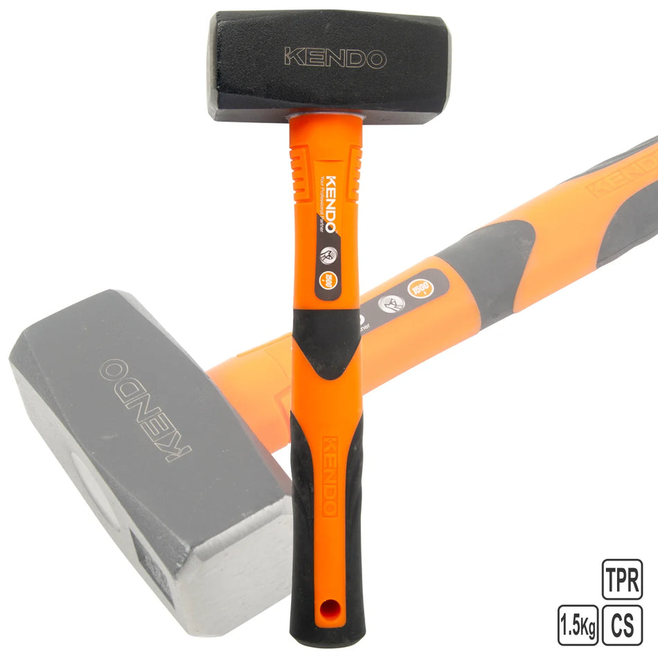 KENDO Stoning Hammer, Fiberglass Handle