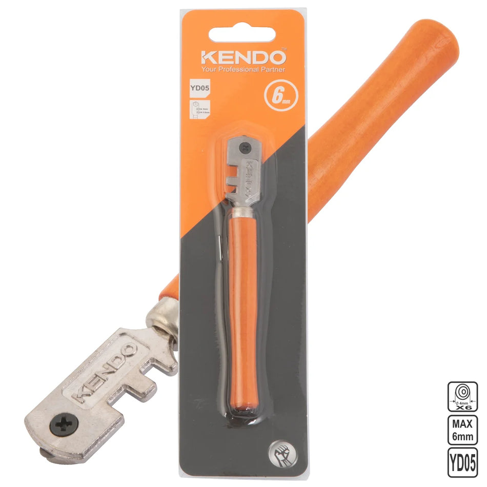 KENDO 30951 Carbide Glass Cutter with 6 Wheels