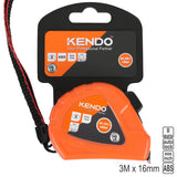 KENDO Metric & Inch Tape Measure with Auto Lock