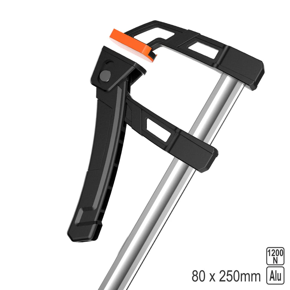 KENDO 40521 Quick Acting F-Clamp 80mm x 250mm