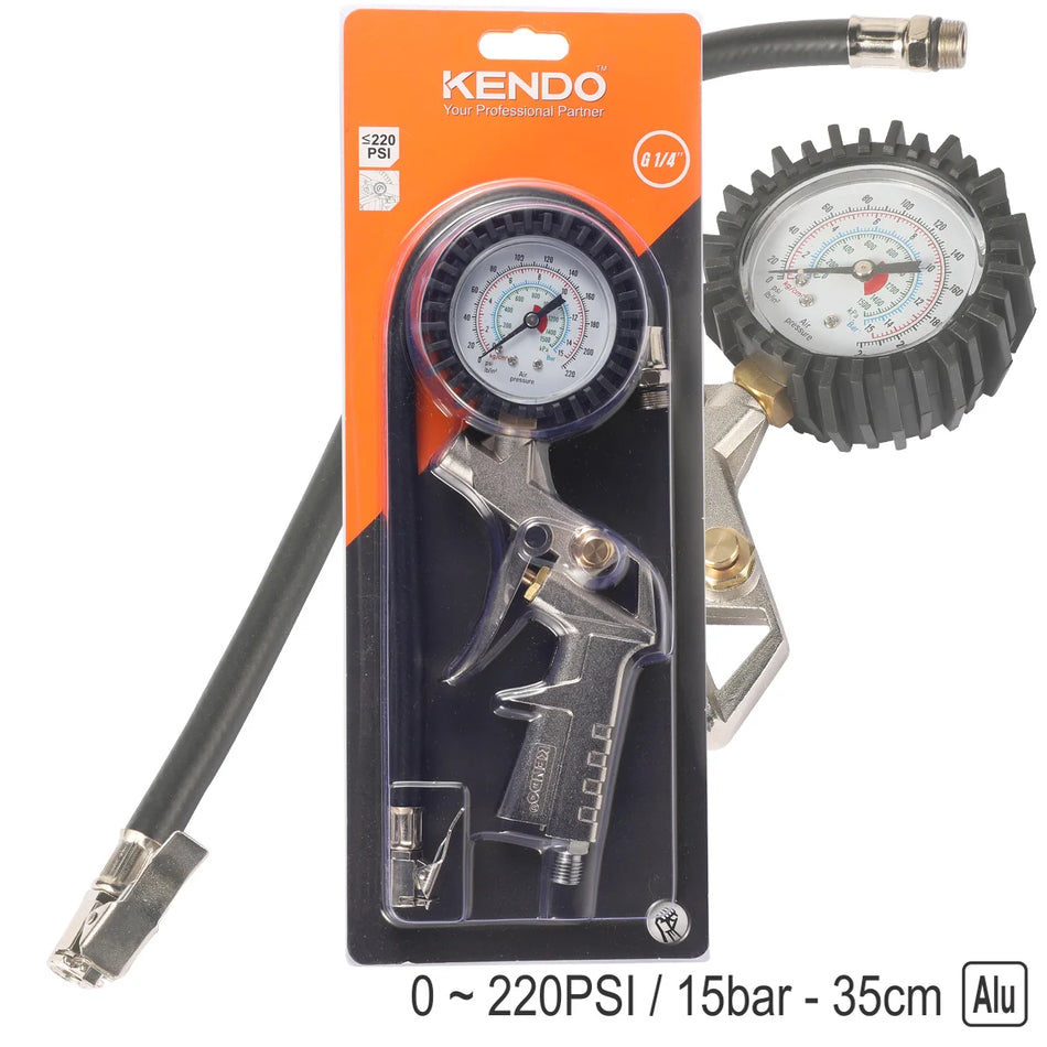 KENDO 75712 Compression Pressure Gauge