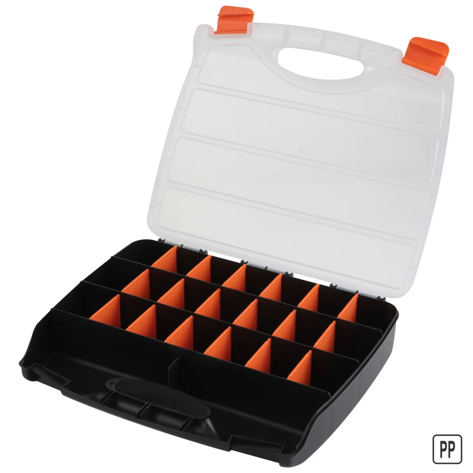 KENDO 90223 Organiser 38cm, 21 Cases with Dividers