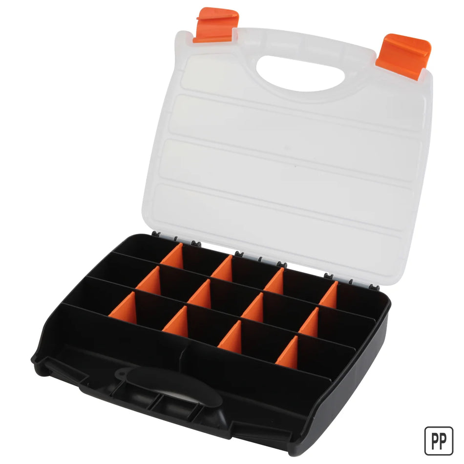 KENDO 90224 Organiser 32cm, 15 Cases with Dividers