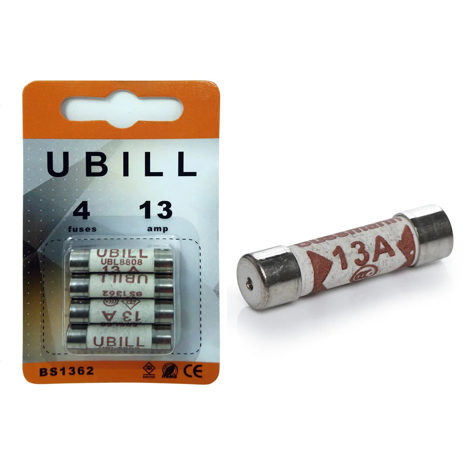 UBILL Fuse 13A 240V, 4pcs