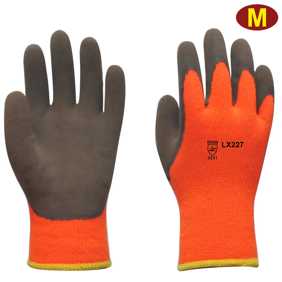 GLOVES Pro-Tekker LX227 ACRYLIC TERRY WITH SANDY COATING