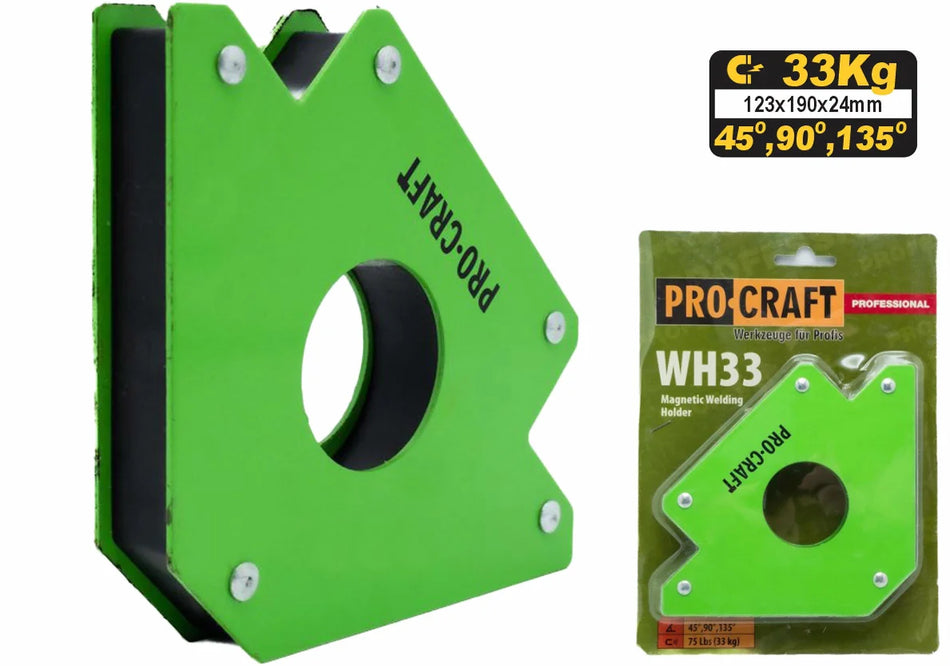 Pro-Craft Angle Magnetic Welding Holder 123x190mm - WH33