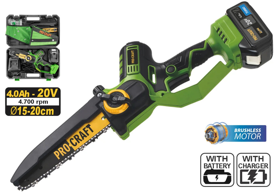 Pro-Craft Cordless Hand Saw with Battery 4Ah - PKA32Li