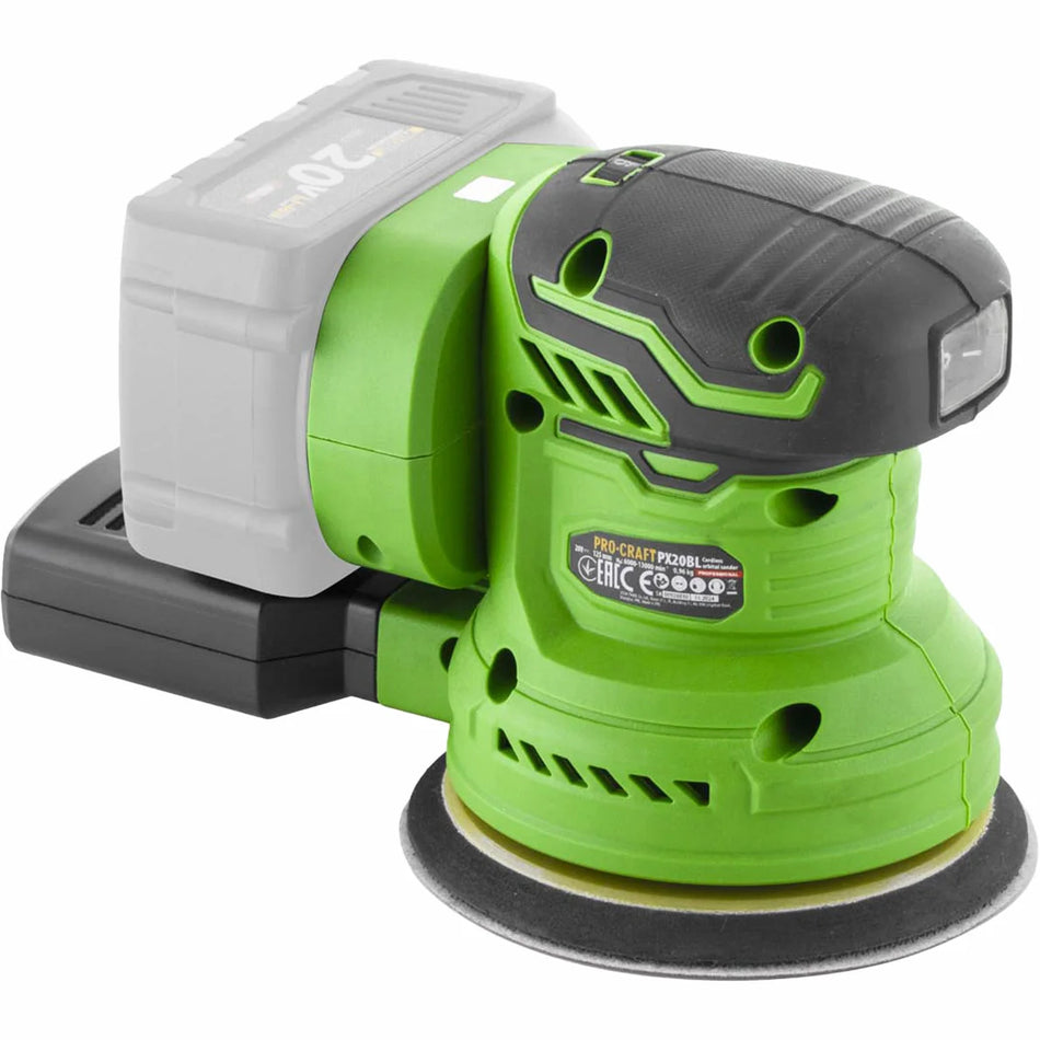 Pro-Craft Cordless Eccentric Sander 125mm - PX20BL