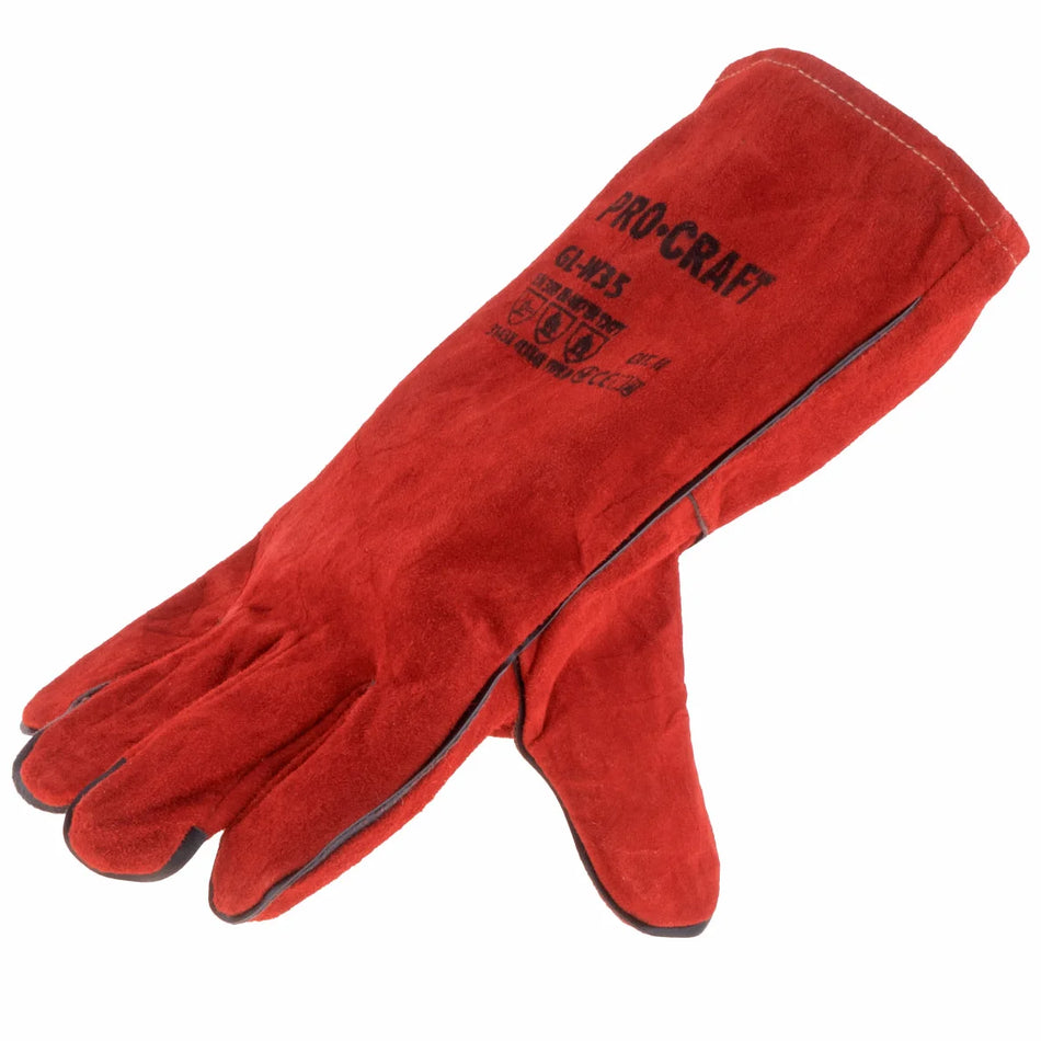 Pro-Craft Welding Work Gloves, XL - GL-W35