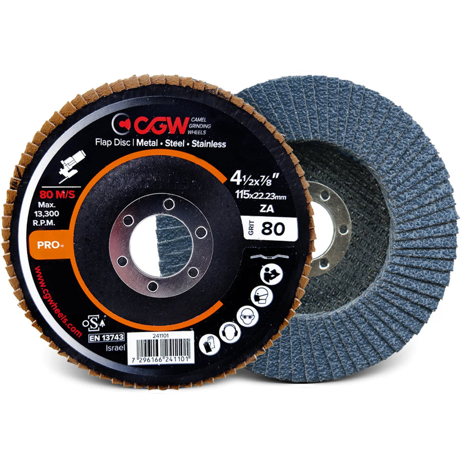 CGW PRO Line Flap Discs (zirconia alumina grain)