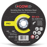 CGW Grinding Discs for Stainless Steel (white aluminum oxide)