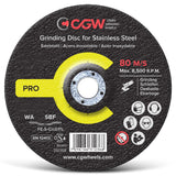 CGW Grinding Discs for Stainless Steel (white aluminum oxide)