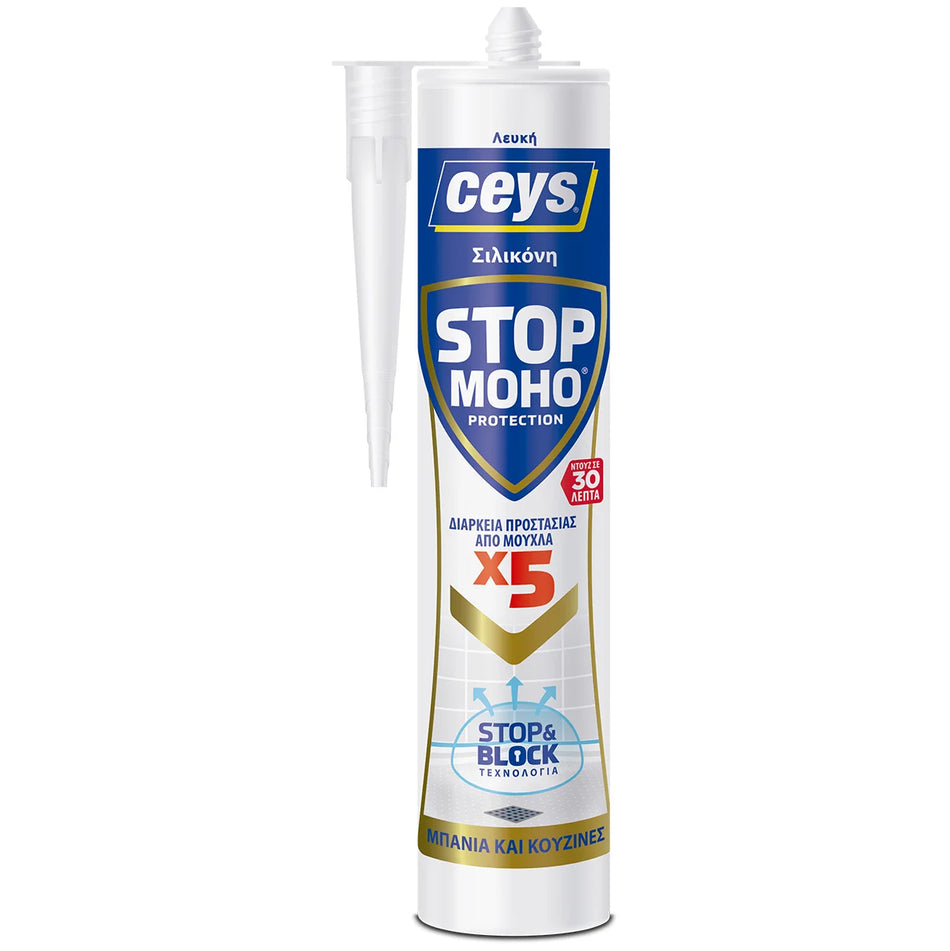 CEYS Bath & Kitchen Silicone - White - 290ml
