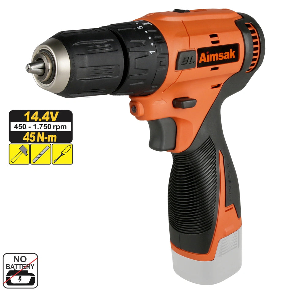 AIMSAK BL14T50,14.4V HAMMER DRILL 3.0Ah, Brushless
