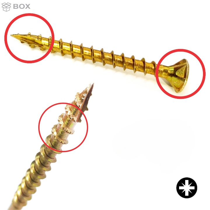MULTIFORM Cutting Point Screw (Full Thread / PZ Drive)